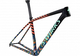 Specialized S-Works Epic HT 29 Frameset Gloss Carbon/Cobalt Marble/Brassy Yellow Marble/Vivid Coral/Oasis