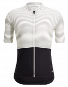 Веломайка Santini Colore Riga SS Cycling Jersey / Белый-Черный (XL)