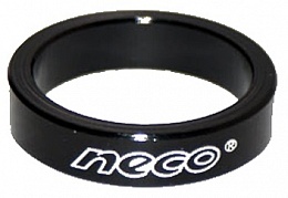 Кольцо проставочное Neco Alu 1-1/8" 5 мм Black