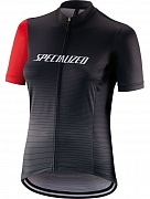 Веломайка Specialized RBX Comp Logo Team Jersey SS WMN Blk/Char/Red M/46