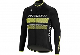 Веломайка Specialized Therminal RBX Comp Logo Jersey LS Blk/Neon Yel S/48