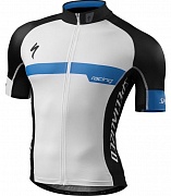 Веломайка Specialized SL Expert Jersey SS Wht/Neon Blue M/48