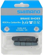 Вкладыши тормозных колодок шоссе Shimano R55C4 для карбона