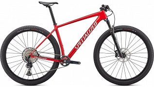 Specialized Epic HT Comp Gloss Flo Red w/ Red Ghost Pearl/Metallic White Silver