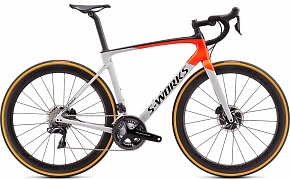 Specialized S-Works Roubaix Dura Ace Di2 Gloss Dove Grey/Rocket Red/Black