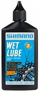 Смазка для цепи для влажной погоды с силиконом Shimano Wet Lube 100 мл