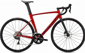 Specialized Allez Sprint Comp Disc Gloss Brushed Aluminum With Red Candy Tint/Satin Black