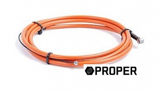 Трос с оплеткой BMX Proper Fire Wire Orange