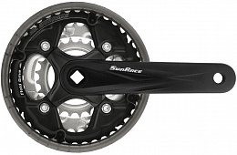 Шатуны SunRace FCM500 42/34/24 квадрат  7/8 ск. с защитой