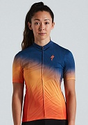 Веломайка Specialized RBX Comp Jersey SS WMN OrgSnst/DkBlu S/44