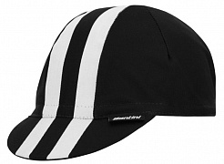 Велокепка Santini Bengal Cycling Cap / Черный-Белый