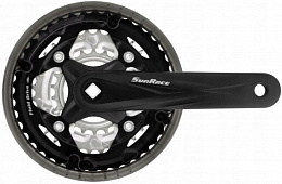 Шатуны SunRace FCM600 42/32/22 квадрат 7/8 ск. с защитой