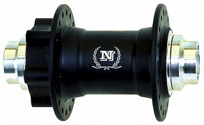 Втулка передняя Novatec Disc 6-Bolt ось 20 mm/QR 36H Blk