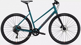 Specialized Sirrus X 2.0 Step Through  Dusty Turquoise/Rocket Red/Black Reflective