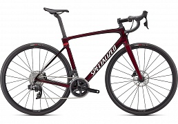 Specialized Roubaix Comp SRAM Rival eTap AXS Gloss Red Tint Carbon Metallic White Silver
