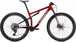 Specialized S-Works Epic Gloss Red Tint Fade Over Brushed Silver/ Tarmac Black/White w/ Gold Pearl